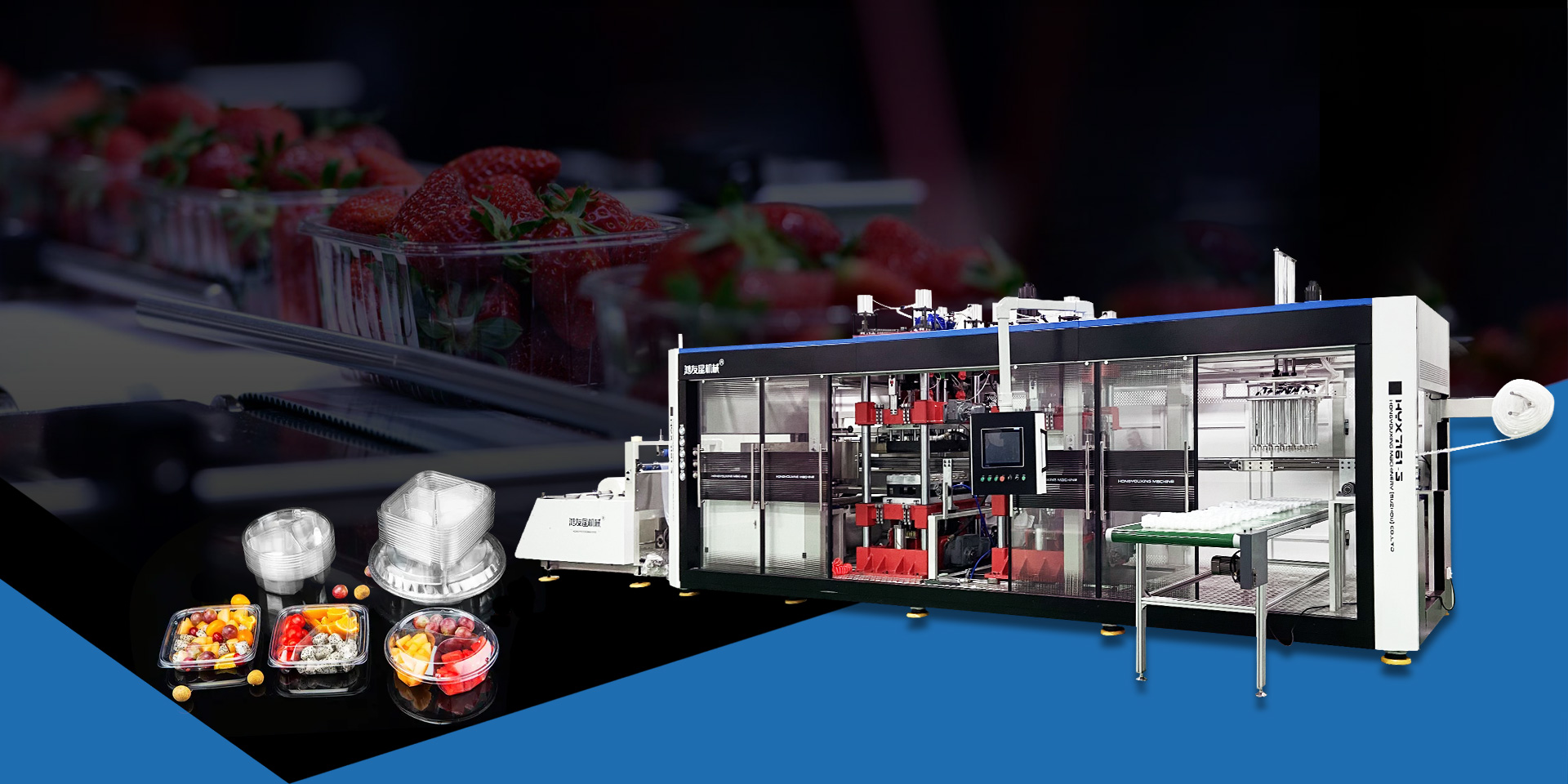Thermoforming apparatus / plastic calicem machine