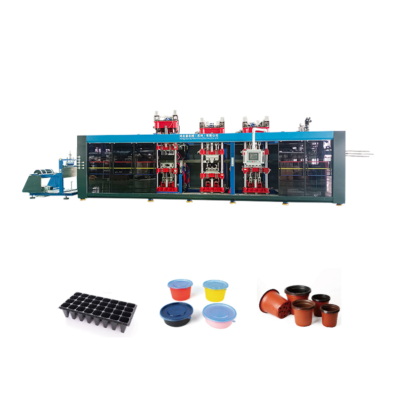 Hyx, (VII) CLXI plene automatic positivum et negans pressura IV statio thermoforming apparatus
