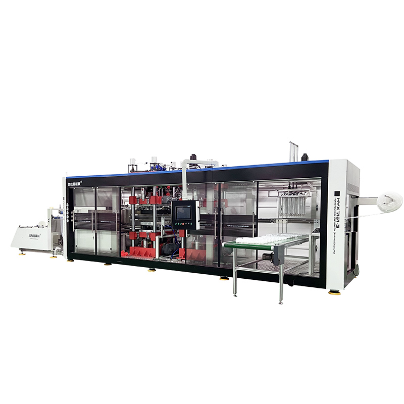 Hyx, (VII) CLXI plene automatic positivum et negative pressura III stationibus thermoforming apparatus